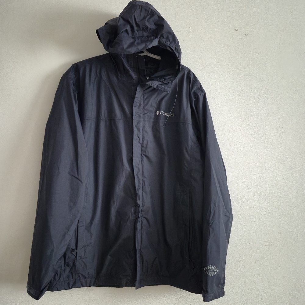 Columbia Men's Dark Gray Raincoat